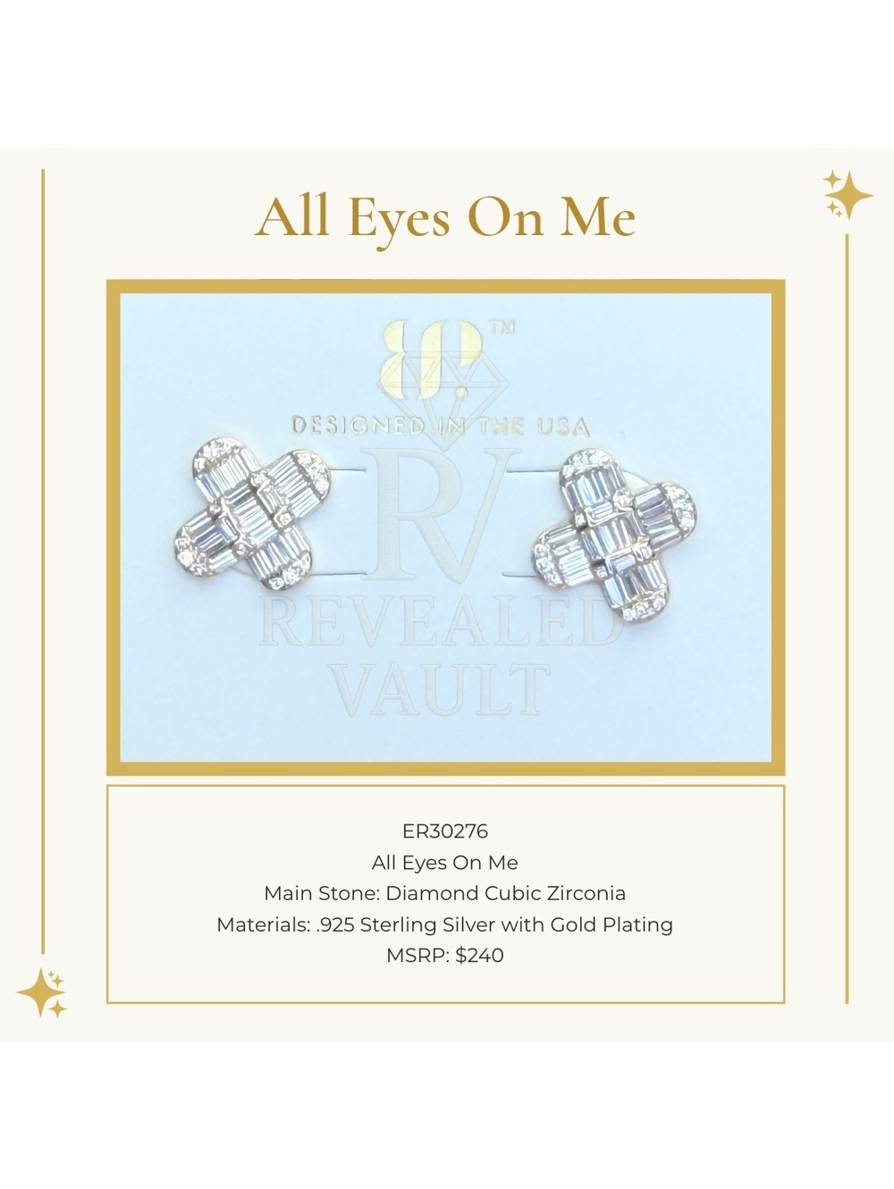 All Eyes On Me - Sterling Club Vermeil